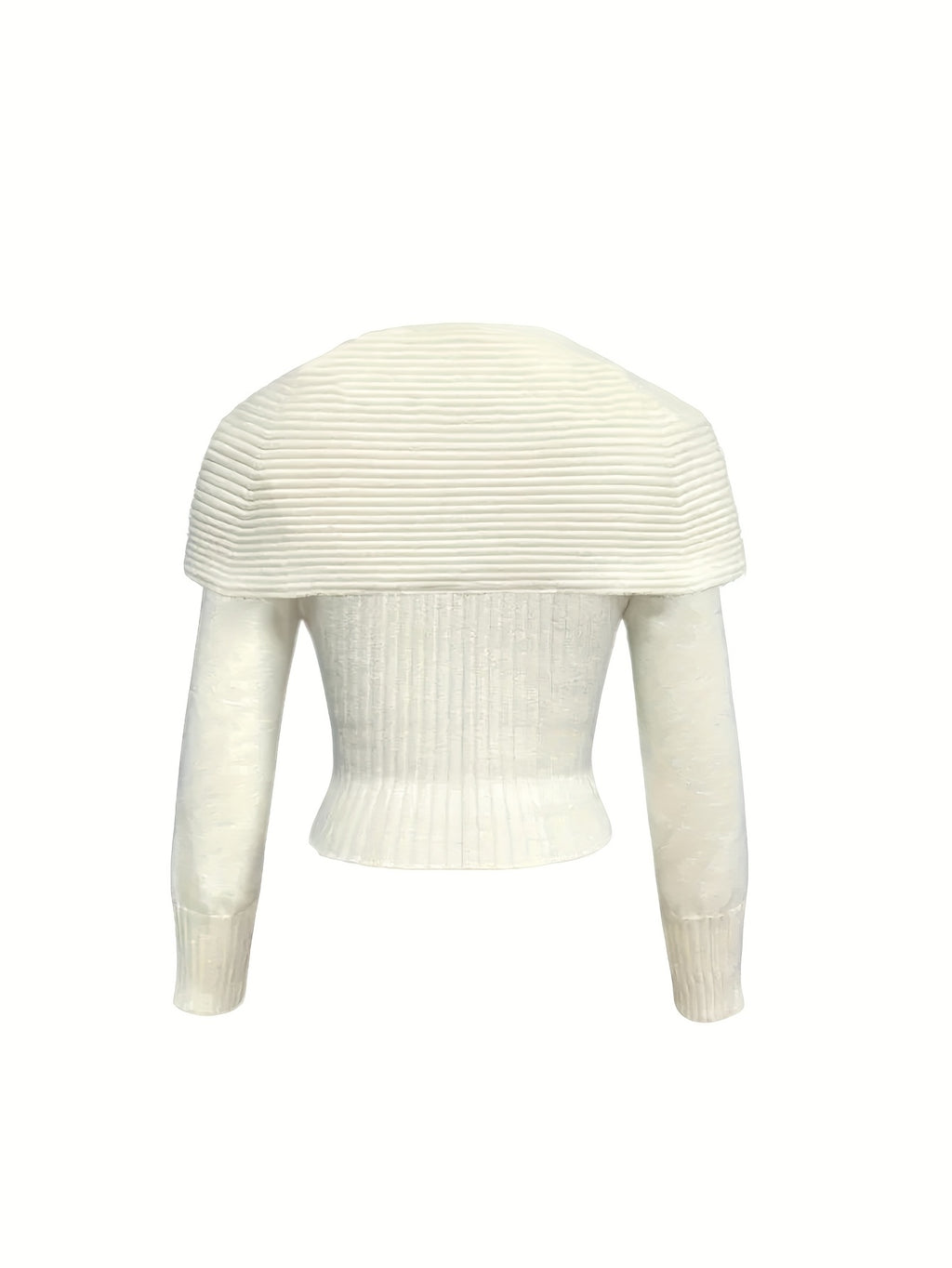 Women's Chic V-Neck Sweater - Slim Fit Long Sleeve with Adjustable Waist Belt, Medium Stretch Elegant Pullover for All-Season Wear, Machine Washable, Cute Sweaters