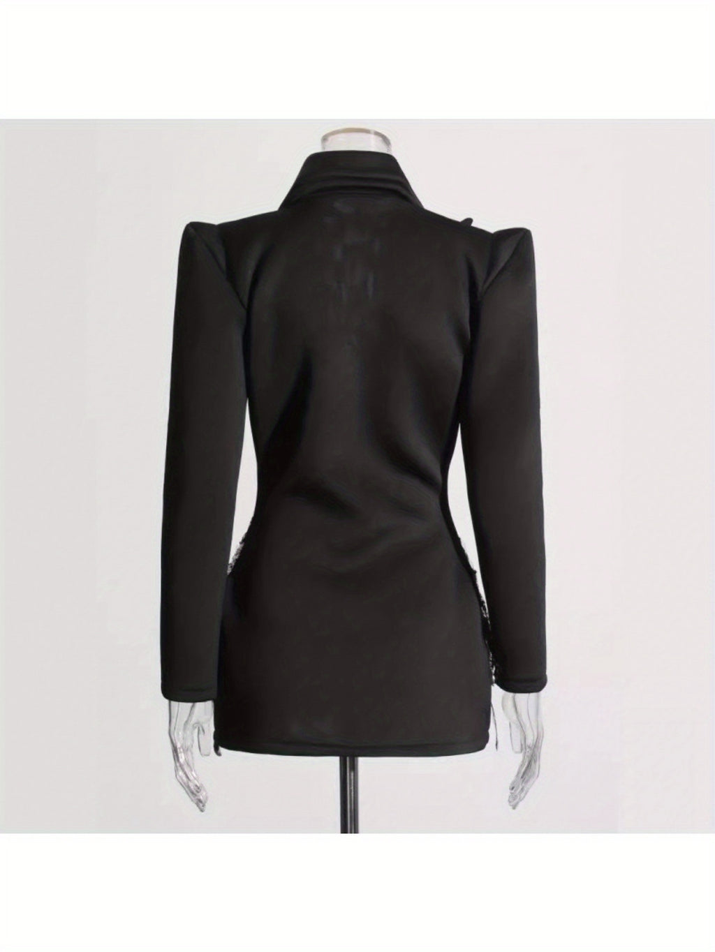 Women'S Heavy Industry Studded Blazer For Formal Occasions. Outfits Fot Teachers, Women'S Formal Occasion Suits, Women'S Back-to- Season Suits, Suitable For Teachers And To Participate In The Opening Ceremony