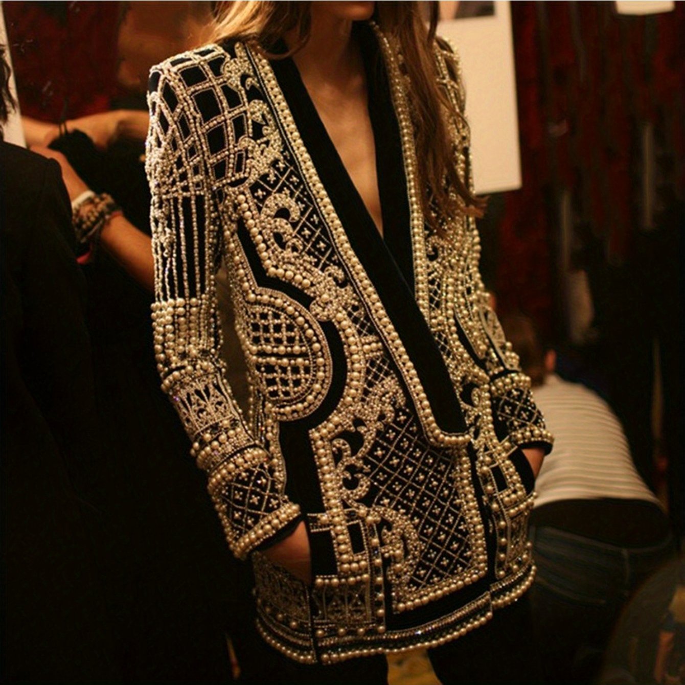 Women's Heavy Industry studded blazer for formal occasions
