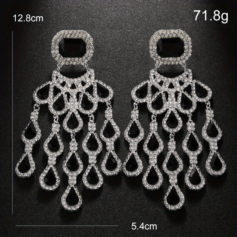 Fashionable Exaggerated Earrings with a Sense of Luxury, Bohemian Style Banquet. President Style Earrings for Women, Light Luxury, Niche Earrings